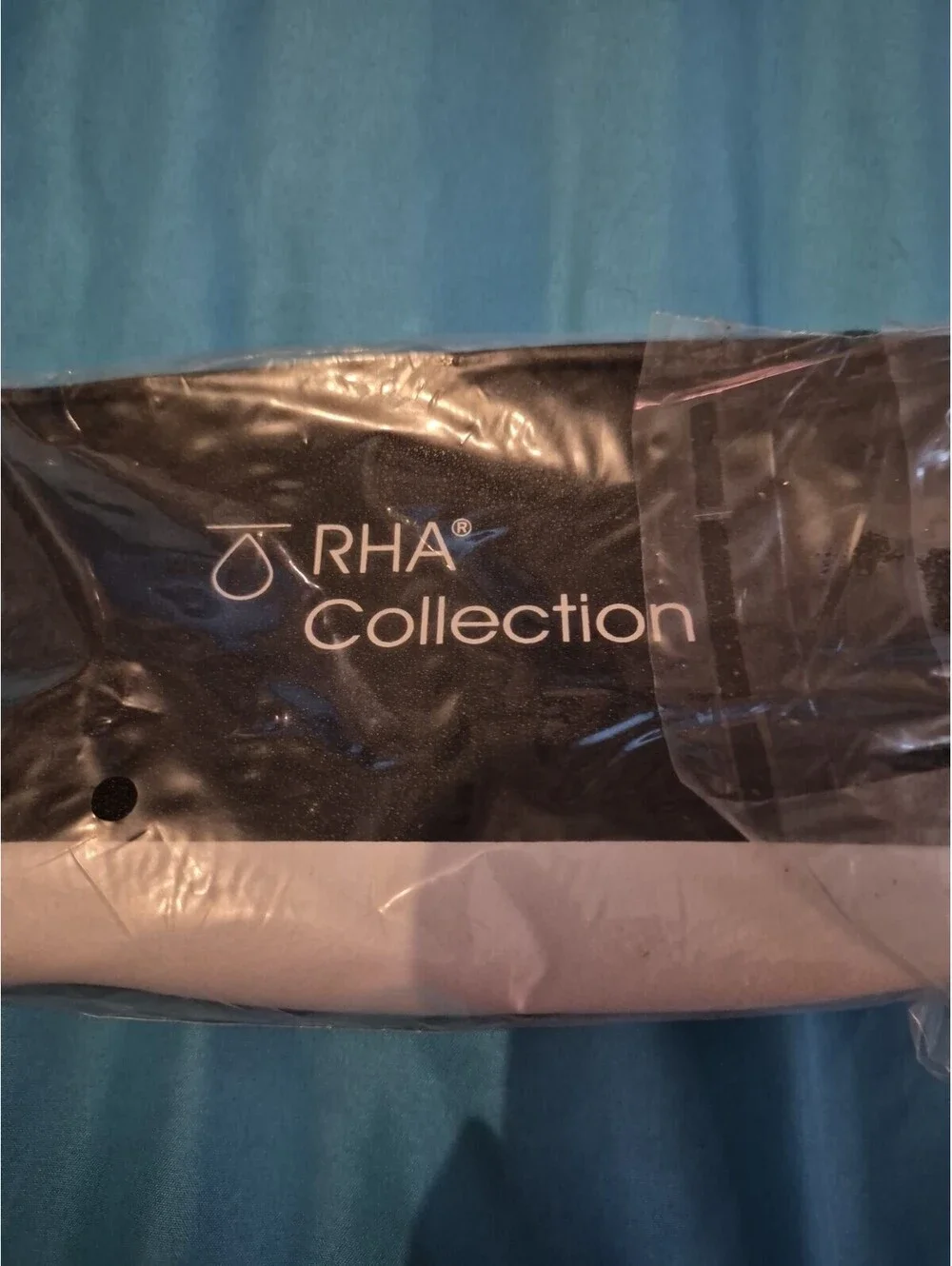 RHA Collection Black & White Makeup Bag Pouch with Zipper Closure